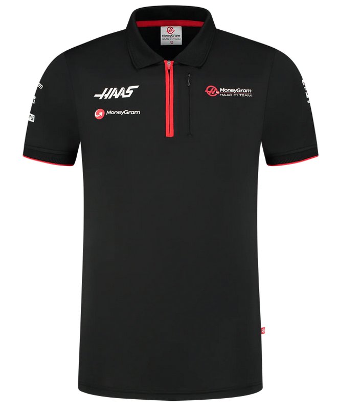 2023 マネーグラム ハース HAAS F1 チーム ポロシャツ画像