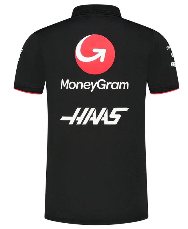 2023 マネーグラム ハース HAAS F1 チーム ポロシャツ画像