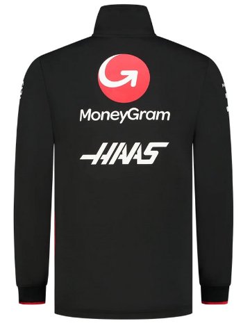 2023 マネーグラム ハース HAAS F1 チーム ハーフジップ スウェット画像