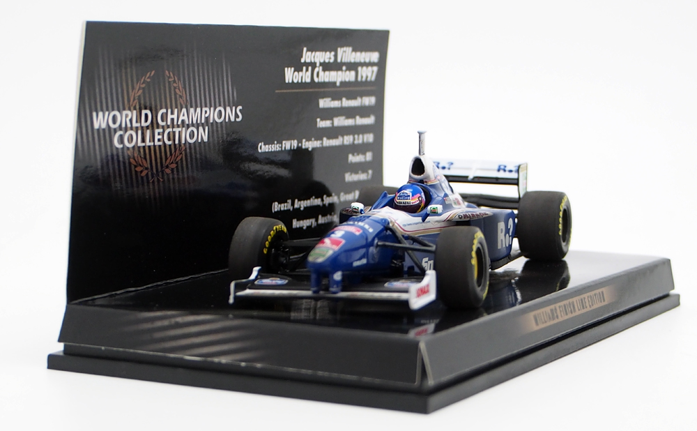 ミニチャンプス 1/43 ウィリアムズ ルノー FW19 ジャック ヴィルヌーヴ 