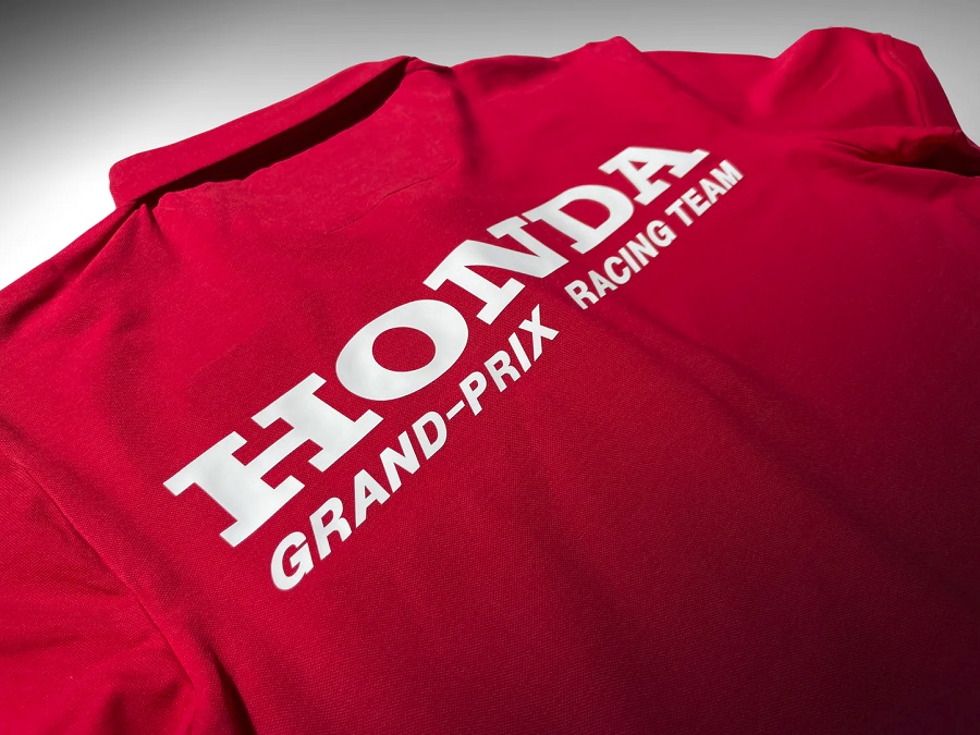 ホンダ HONDA ヴィンテージ 1989 Grand Prix Racing ポロシャツ / レッド画像