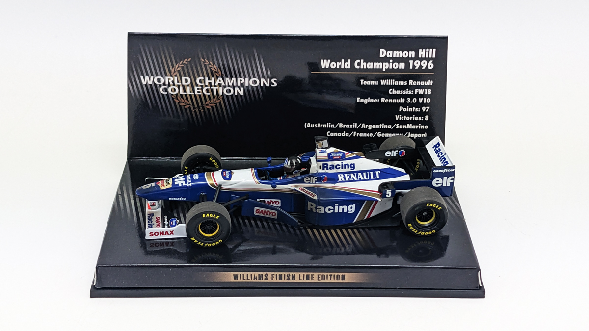 【国産大特価】ワールド　チャンピオン　セット　5 1/43 WILLIAMS FW18 ヒル　1996 FW19 1997 ビルヌーブ ウィリアムズ レーシングカー