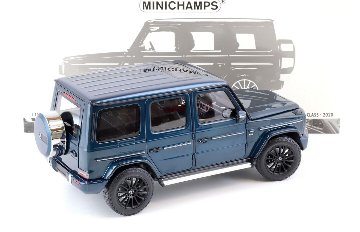 ミニチャンプス 1/18 メルセデスベンツ Gクラス (W463) 2020 モデルカー / ブルー メタリック画像