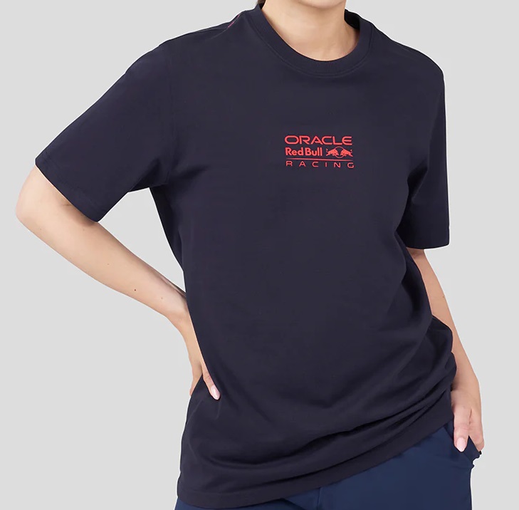 2023 オラクル レッドブル レーシング チーム グラフィック Tシャツ / ネイビー画像