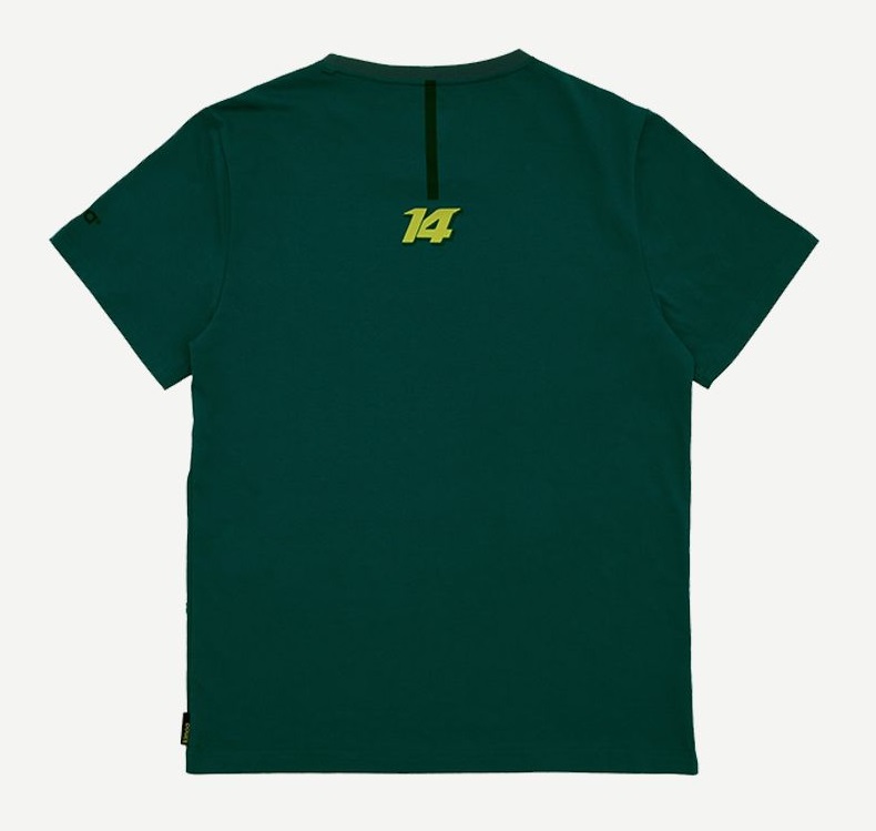 kimoa アロンソ × アストンマーチン F1 ライフスタイル Tシャツ / グリーン画像