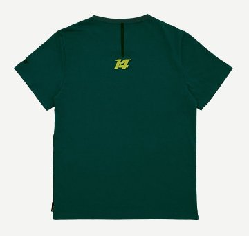kimoa アロンソ × アストンマーチン F1 ライフスタイル Tシャツ / グリーン画像