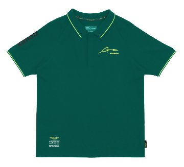 kimoa アロンソ × アストンマーチン F1 ライフスタイル ポロシャツ / グリーン画像