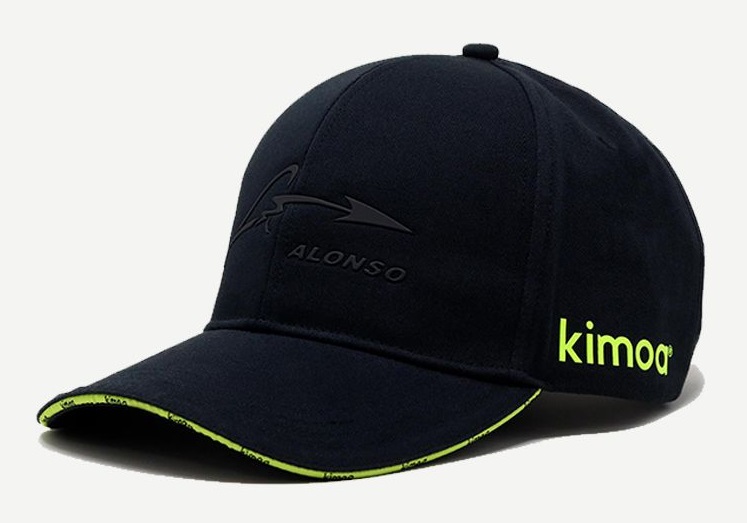 kimoa アロンソ × アストンマーチン F1 ライフスタイル ベースボール キャップ / ブラック画像