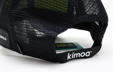 kimoa アロンソ × アストンマーチン F1 ライフスタイル ベースボール メッシュ キャップ / ライムイエロー ブラック画像