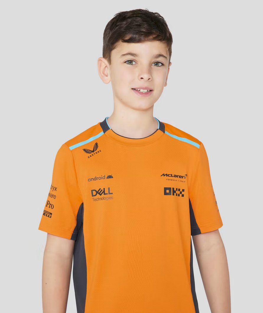 【キッズ用】　2023 マクラーレン F1 チーム セットアップ Tシャツ / オレンジ画像