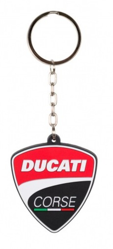 ドゥカティ DUCATI CORSE Racing オフィシャル シールド ロゴ キーリング画像