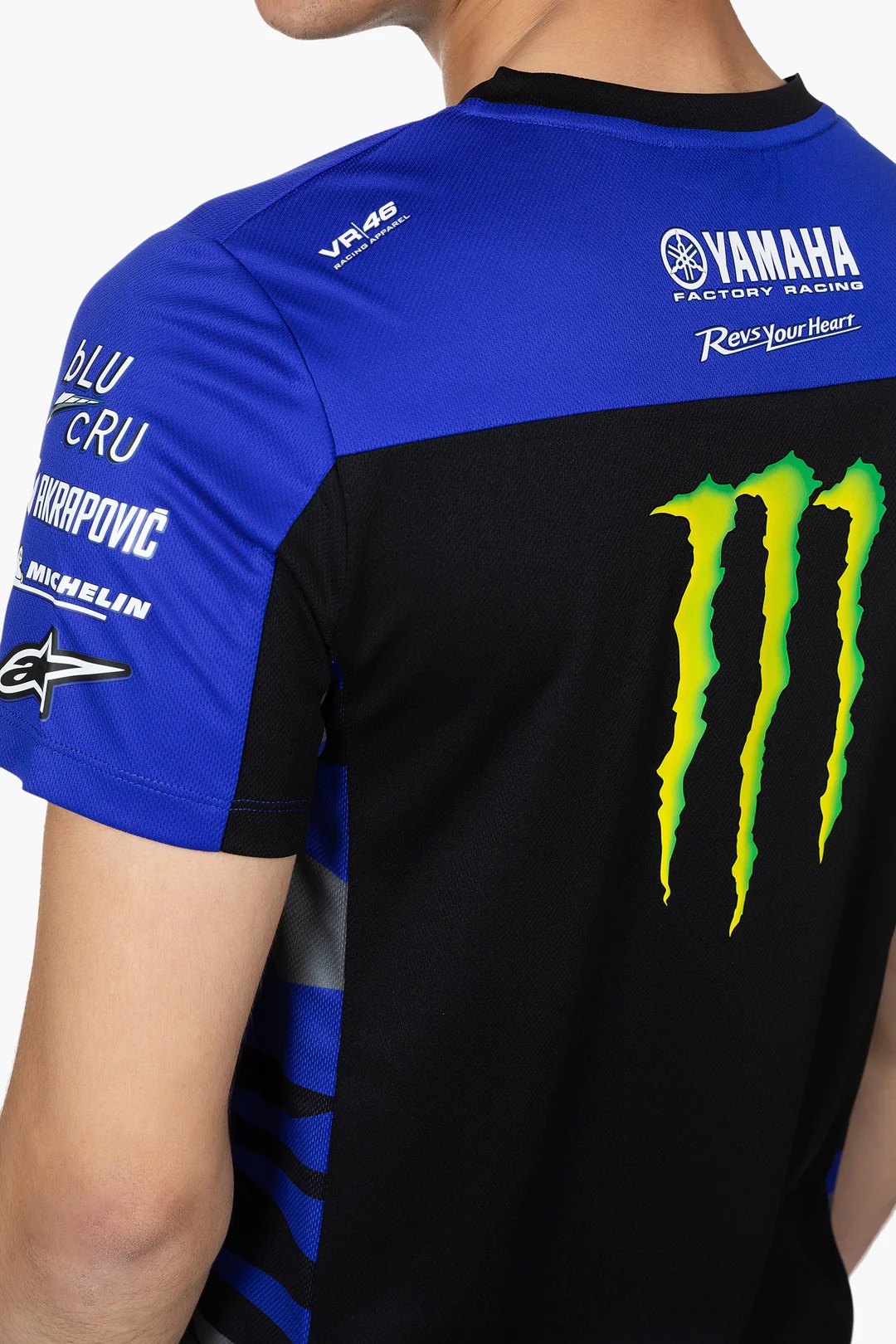 2023 モンスターエナジー ヤマハ MotoGP チーム レプリカ Tシャツ 