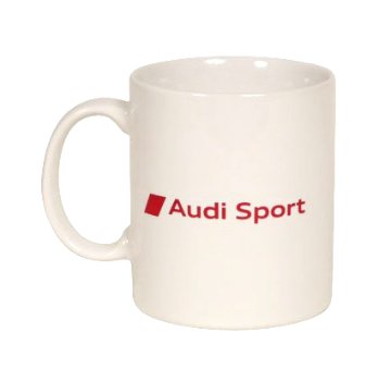 AUDI アウディ スポーツ ロゴ マグカップ / ホワイト画像
