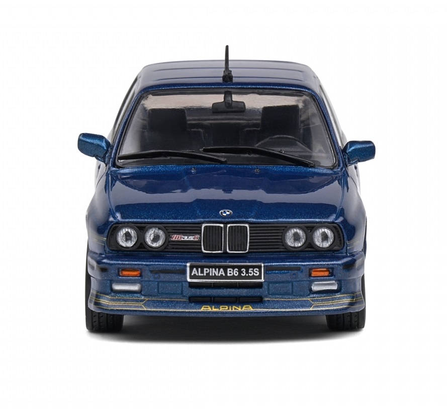 ソリッド 1/43 BMW アルピナ E30 B6 モデルカー / ブルー画像