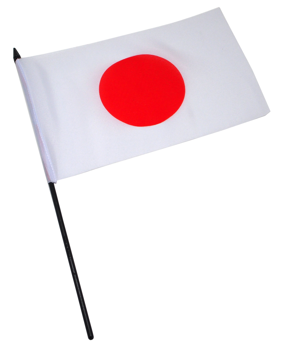 応援用 ハンディーフラッグ 日本 国旗画像