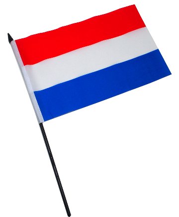 応援用 ハンディーフラッグ オランダ 国旗 15x22.5cm画像