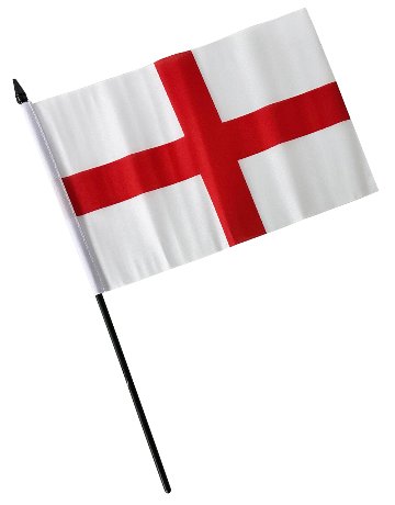 応援用 ハンディーフラッグ イングランド 国旗 15x22.5cm画像