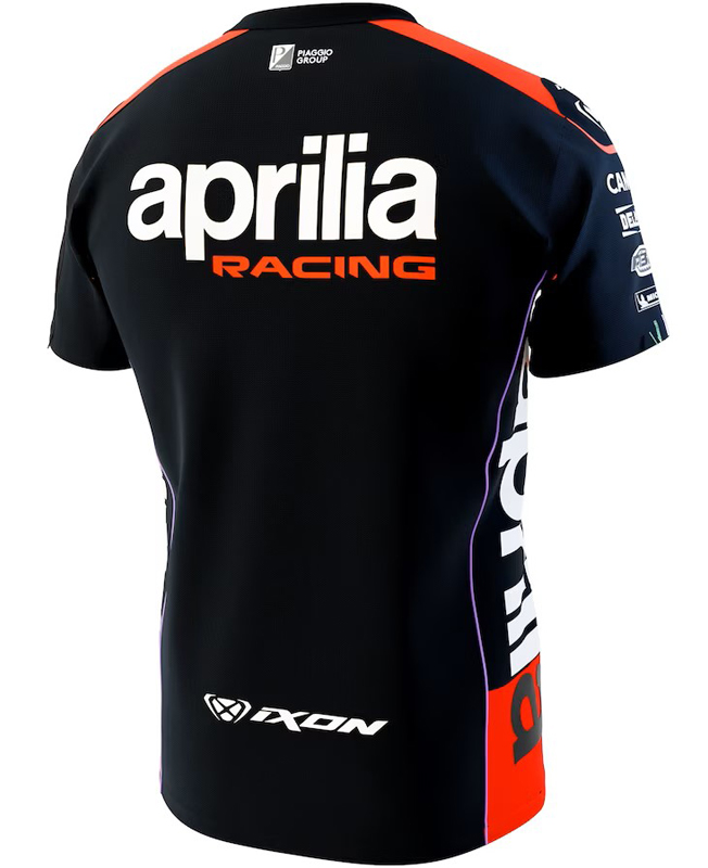 2023 アプリリア Aprilia レーシング チーム オフィシャル レプリカ Tシャツ画像