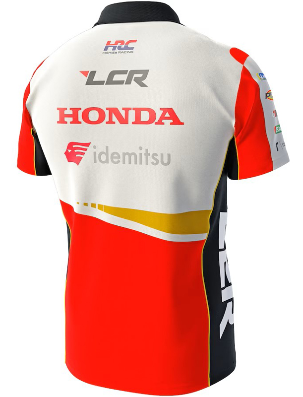2023 LCR ホンダ レーシング チーム オフィシャル レプリカ ポロシャツ画像