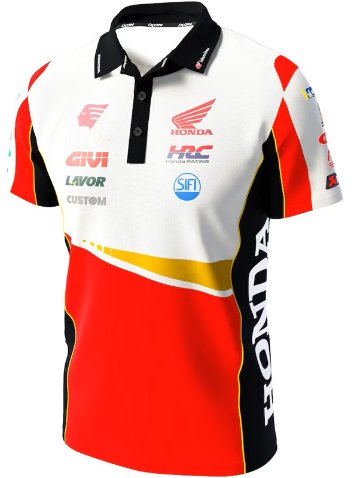 2023 LCR ホンダ レーシング チーム オフィシャル レプリカ ポロシャツ画像