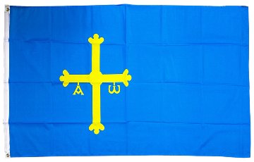 応援用フラッグ アストゥリアス州旗 90cm×150cm画像