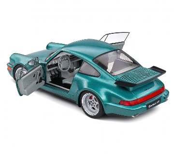 ソリド 1/18 ポルシェ Porsche 964 ターボ モデルカー / グリーン画像