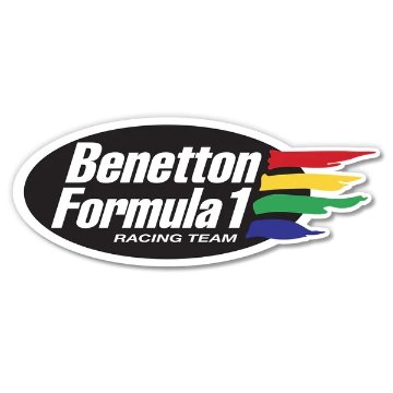 ベネトン F1 レーシング チーム ステッカー画像