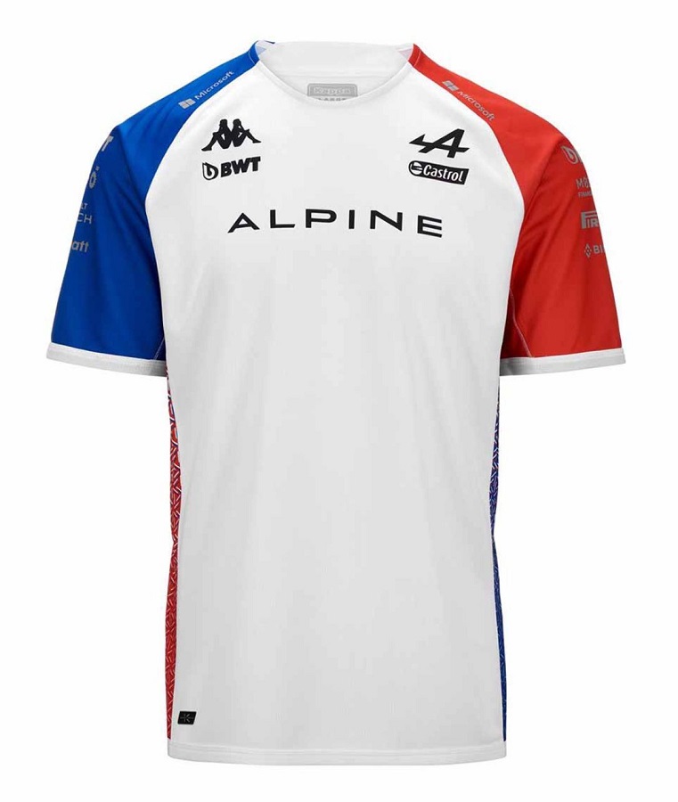 2023 アルピーヌ F1 チーム ピエール ガスリー フランス エディション Tシャツ / ホワイト画像