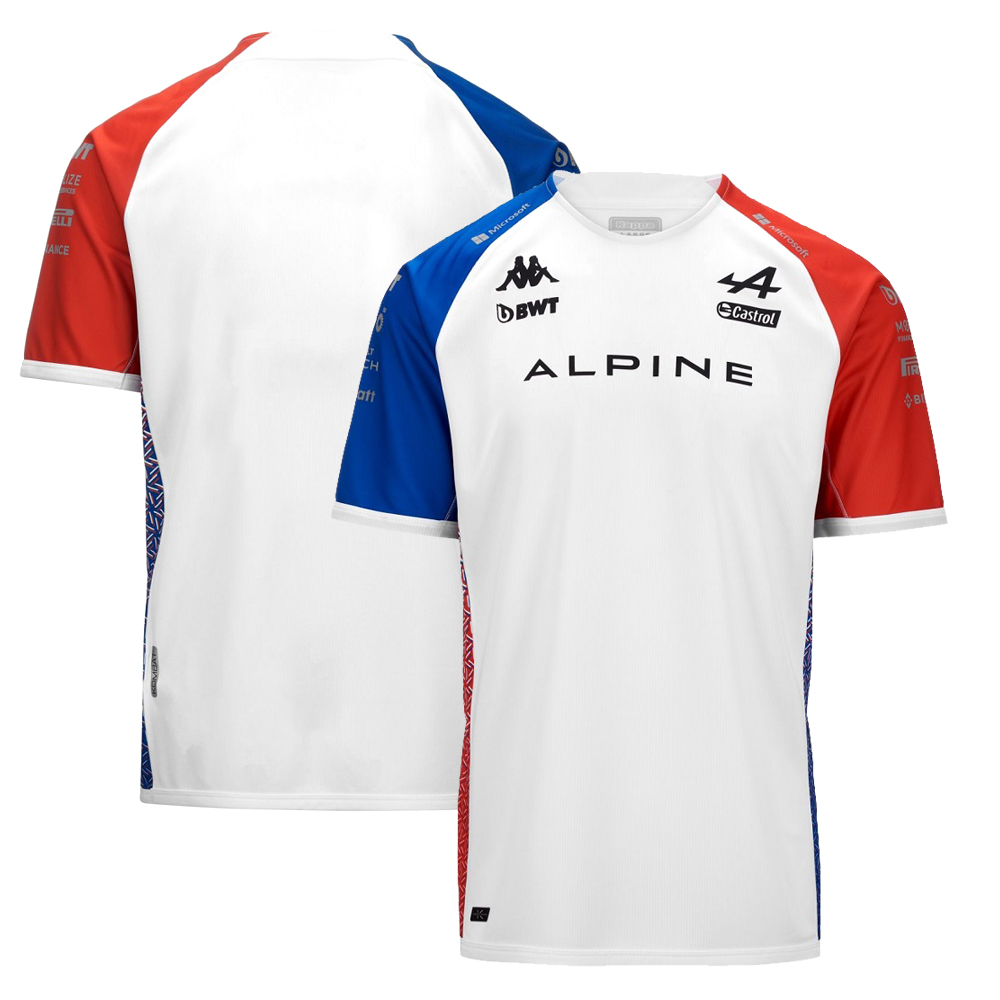 2023 アルピーヌ F1 チーム フランスエディション Tシャツ / ホワイト画像