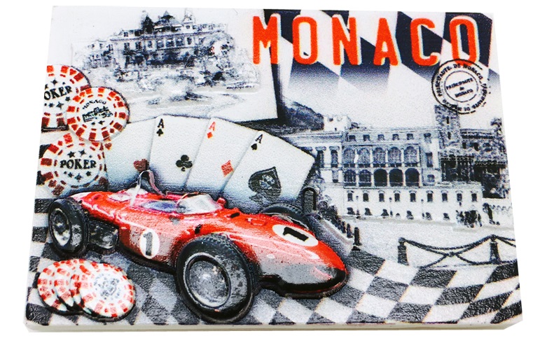 モナコ モンテカルロ マグネットプレート トランプ柄画像