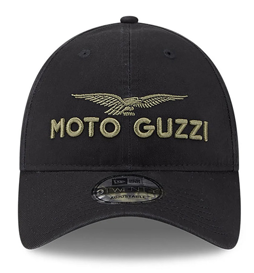 モト グッツィ Moto Guzzi NEW ERA 9TWENTY アジャスタブル キャップ / ブラック画像