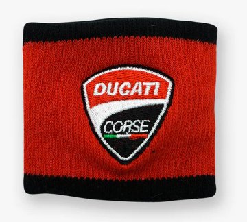 ドゥカティ DUCATI CORSE Racing オフィシャル #63 フランチェスコ バニャイア リストバンド / レッド画像