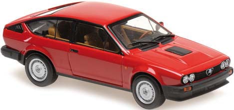 ミニチャンプス 1/43 Alfa Romeo アルファロメオ GTV 6 レッド 1983年式 モデルカー画像