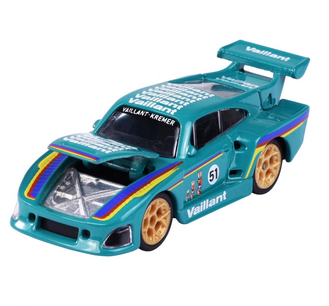 マジョレット 1/64 ポルシェ モータースポーツ デラックス Porsche 953 K3 ミニカー グリーン / ボックス付画像