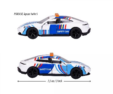 マジョレット 1/64 ポルシェ モータースポーツ デラックス Porsche タイカン ターボ S セーフティーカー / ボックス付画像