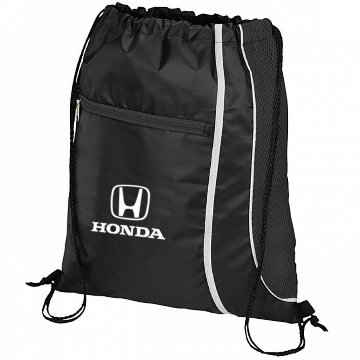 ホンダ HONDA スポーツ ドローストリング バッグ / ブラック画像