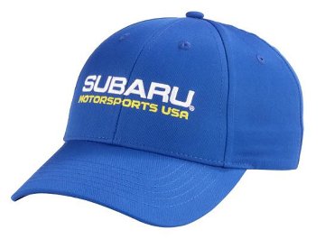 スバル SUBARU スバルモータースポーツUSA ベースボール キャップ / ロイヤルブルー画像