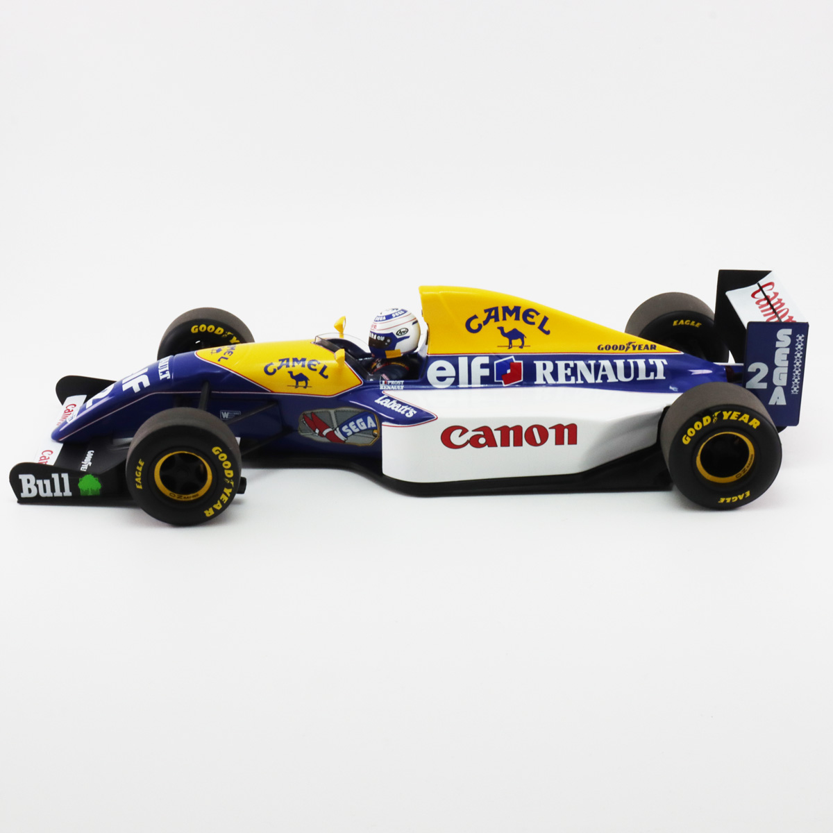 正規保証ミニチャンプス　1/18　ウィリアムズ　ルノー　FW15C　アラン・プロスト　1993年ワールドチャンピオン レーシングカー