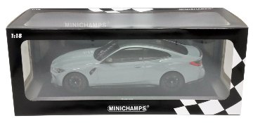 ミニチャンプス 1/18 BMW M4 2020年式 / ライトグレー メタリック モデルカー画像