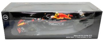 ミニチャンプス 1/18 2022年 オラクル レッドブル レーシング RB18 セルジオ ペレス 日本GP 2位画像