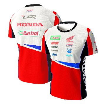 2023 LCR ホンダ レーシング チーム オフィシャル レプリカ Tシャツ画像