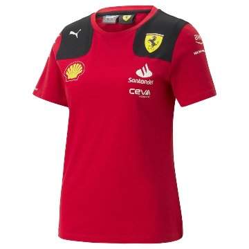 【レディース】 2023年 PUMA スクーデリア フェラーリ チーム Tシャツの画像