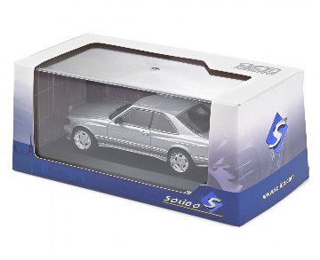 ソリッド 1/43 メルセデス ベンツ 560 SEC AMG ワイド ボディ モデルカー / シルバー画像