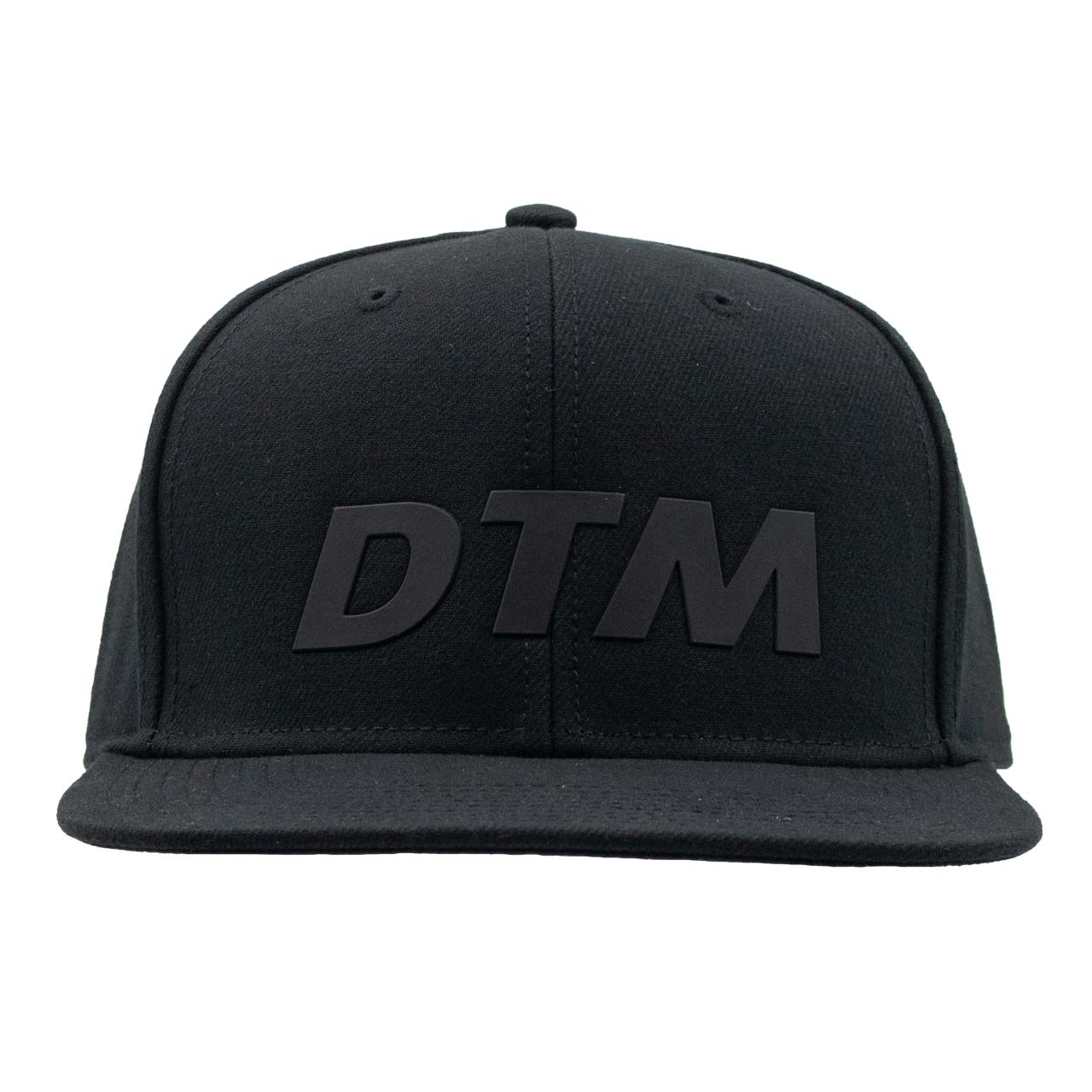 DTM ロゴ ステルス フラット キャップ / ブラック画像