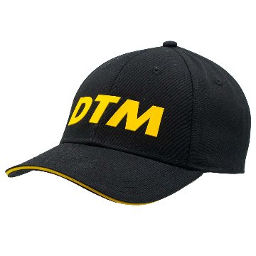 DTM ロゴ ベースボール キャップ ブラック / イエロー画像