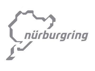 ニュルブルクリンク ロゴ ステッカー / シルバー画像