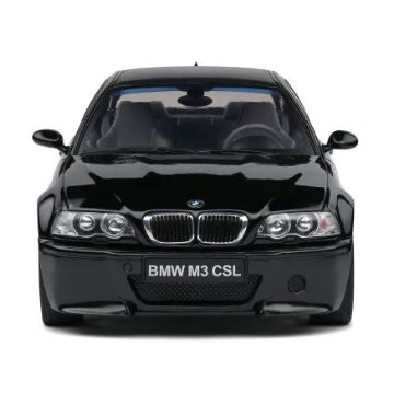 ソリッド 1/18 BMW 3シリーズ M3 CSL (E46) 2003年 モデルカー / ブラック画像