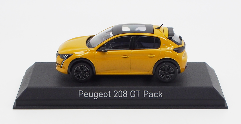 ノレブ 1/43 プジョー 208 GT Pack 2022年式 モデルカー / ファロ イエロー画像