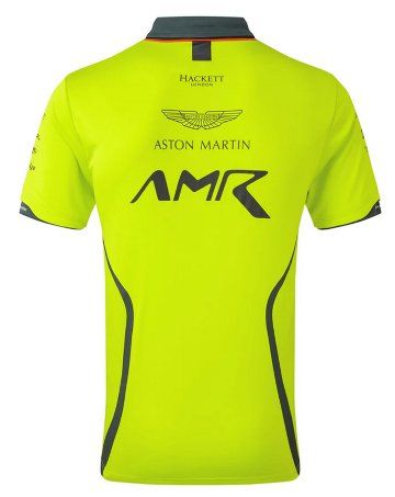 アストンマーチン レーシング チーム AMR ポロシャツ / ライム グリーン画像