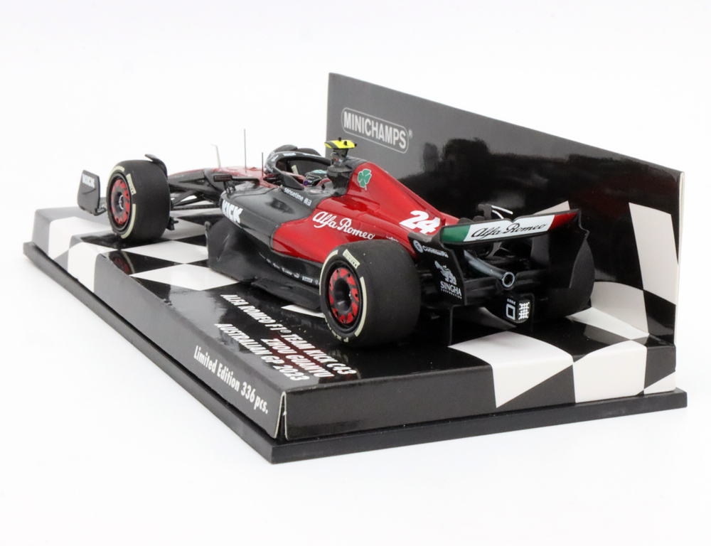 ミニチャンプス 1/43 アルファロメオ F1 チーム ステーク C43 2023年 